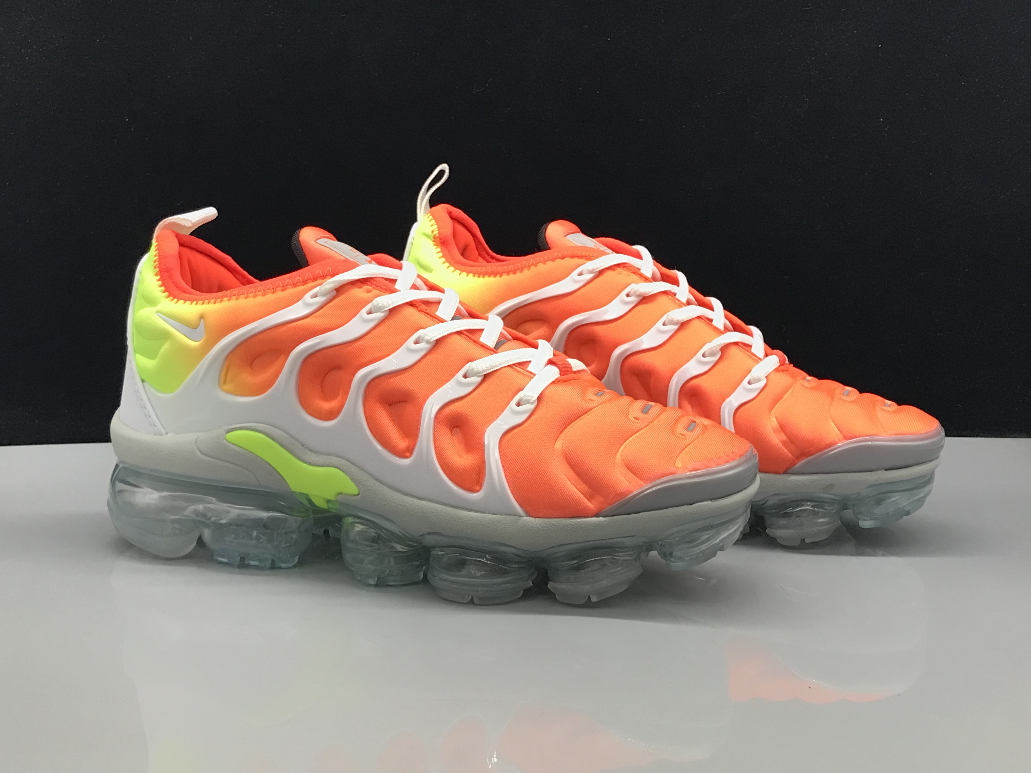 Nike Air Max TN 2018 Plus Orange Green Silver Shoes - Click Image to Close